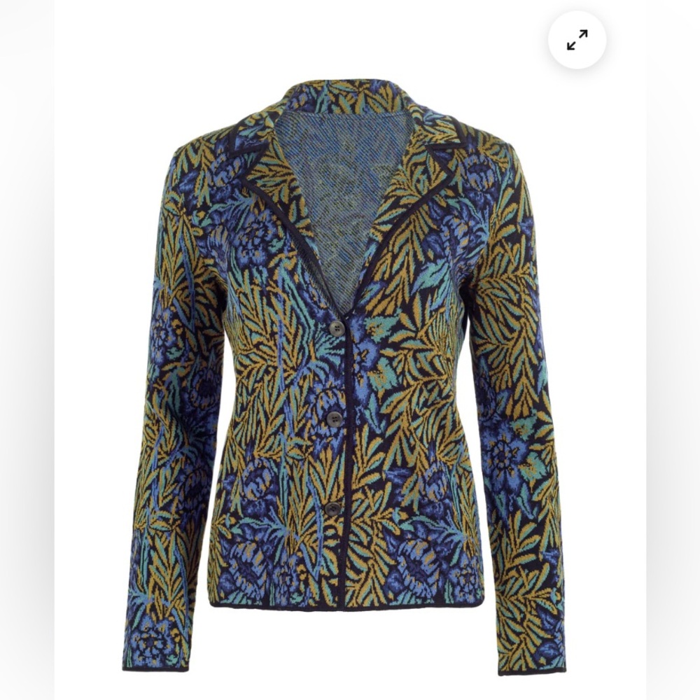 Peruvian Connection Loreto Sweater Jacket Knit Bl… - image 1